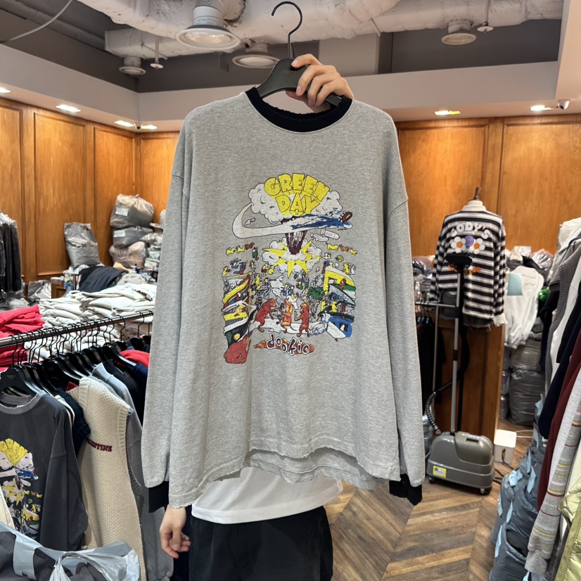 GARMENT-P東大門㊣直郵女裝新品熱賣人氣真品時尚推薦長袖T恤GARMENT長袖T恤圖色2