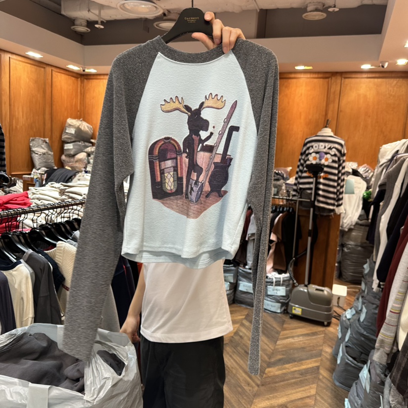 GARMENT-P東大門㊣直郵女裝新品人氣推薦時尚真品職業長袖T恤GARMENT長袖T恤圖色3