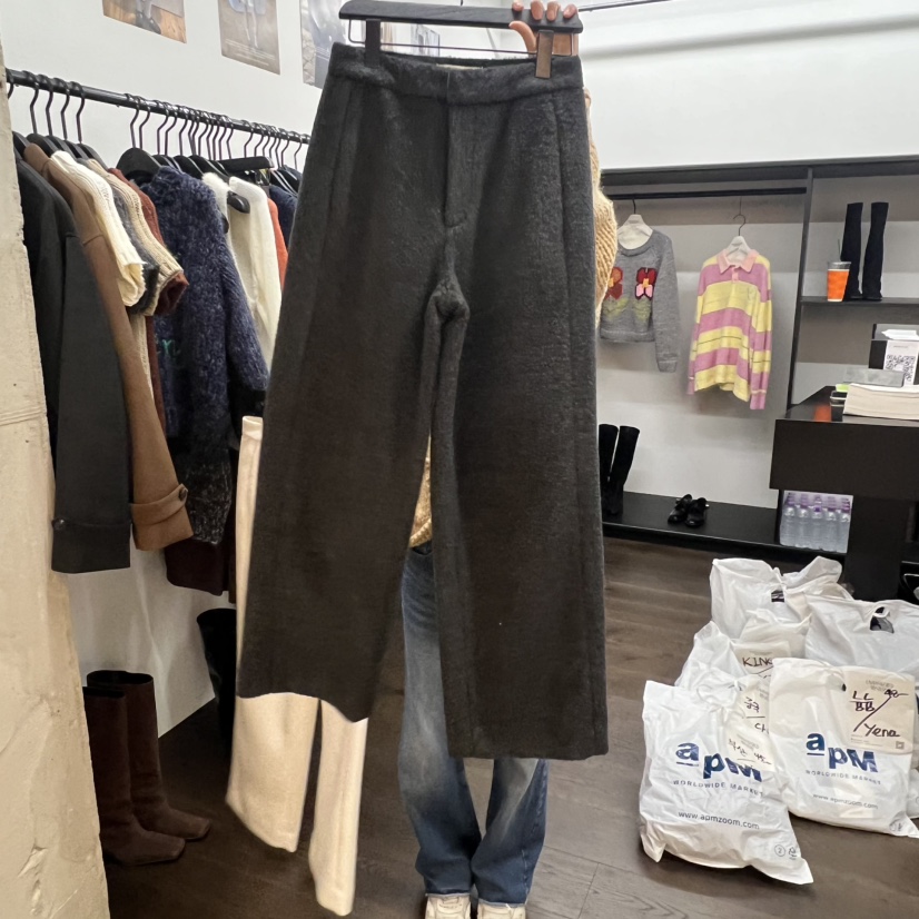 UNANSWERED-MYSTERY韓國直郵㊣女士新款職業休閑真品休閑褲UNANSWERED-MYSTERY休閑褲圖色2