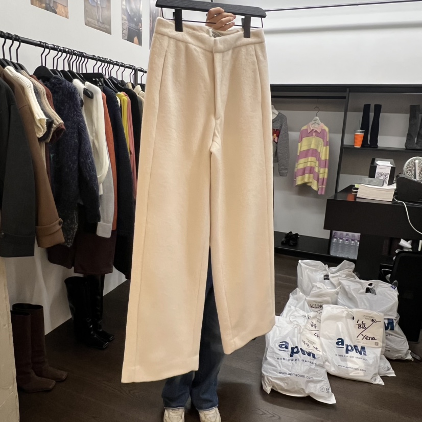 UNANSWERED-MYSTERY韓國直郵㊣女士新款職業休閑真品休閑褲UNANSWERED-MYSTERY休閑褲圖色3