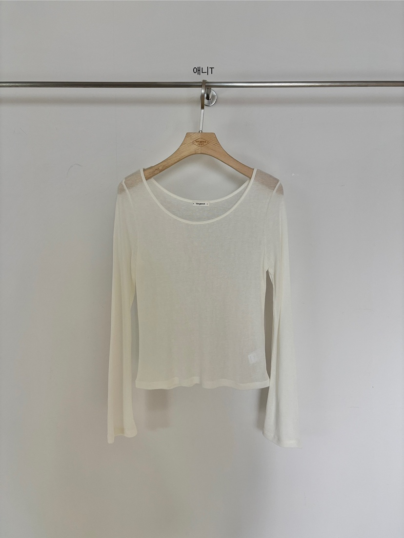 VERGAMOT韓國直郵㊣女士新品職業真品休閑25秋冬熱賣長袖T恤VERGAMOT長袖T恤