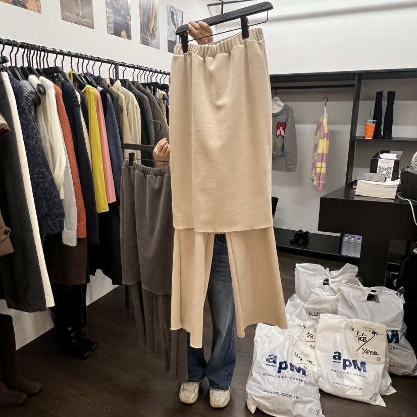 UNANSWERED-MYSTERY韓國直郵㊣女士新品人氣時尚25秋冬裙褲UNANSWERED-MYSTERY裙褲圖色3