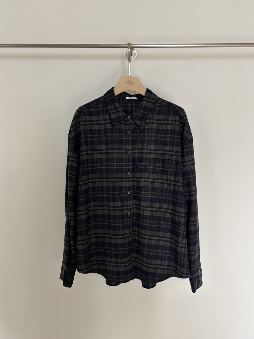 VERGAMOT東大門㊣實拍女裝新品人氣推薦休閑熱賣襯衫蕾絲衫VERGAMOT襯衫/蕾絲衫圖色2深藍色