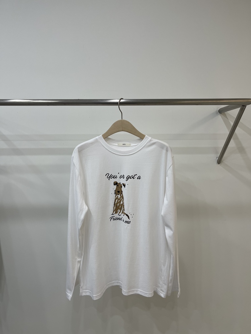 FIFTY韓國代購㊣女裝新款推薦人氣真品職業時尚休閑長袖T恤FIFTY長袖T恤