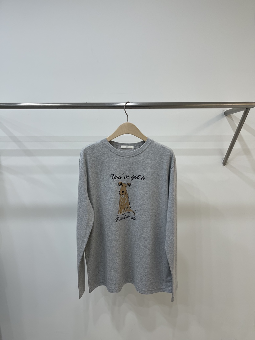 FIFTY韓國代購㊣女裝新款推薦人氣真品職業時尚休閑長袖T恤FIFTY長袖T恤圖色2