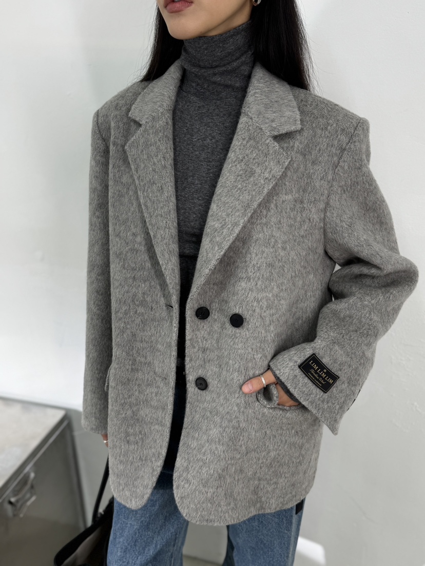 LIMLIMLIM韓國代購㊣女士新品真品推薦人氣職業25秋冬時尚夾克LIM LIM LIM夾克圖色2