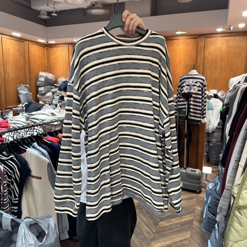 GARMENT-P東大門㊣代購女裝新款職業推薦25秋冬休閑長袖T恤GARMENT長袖T恤圖色3灰色