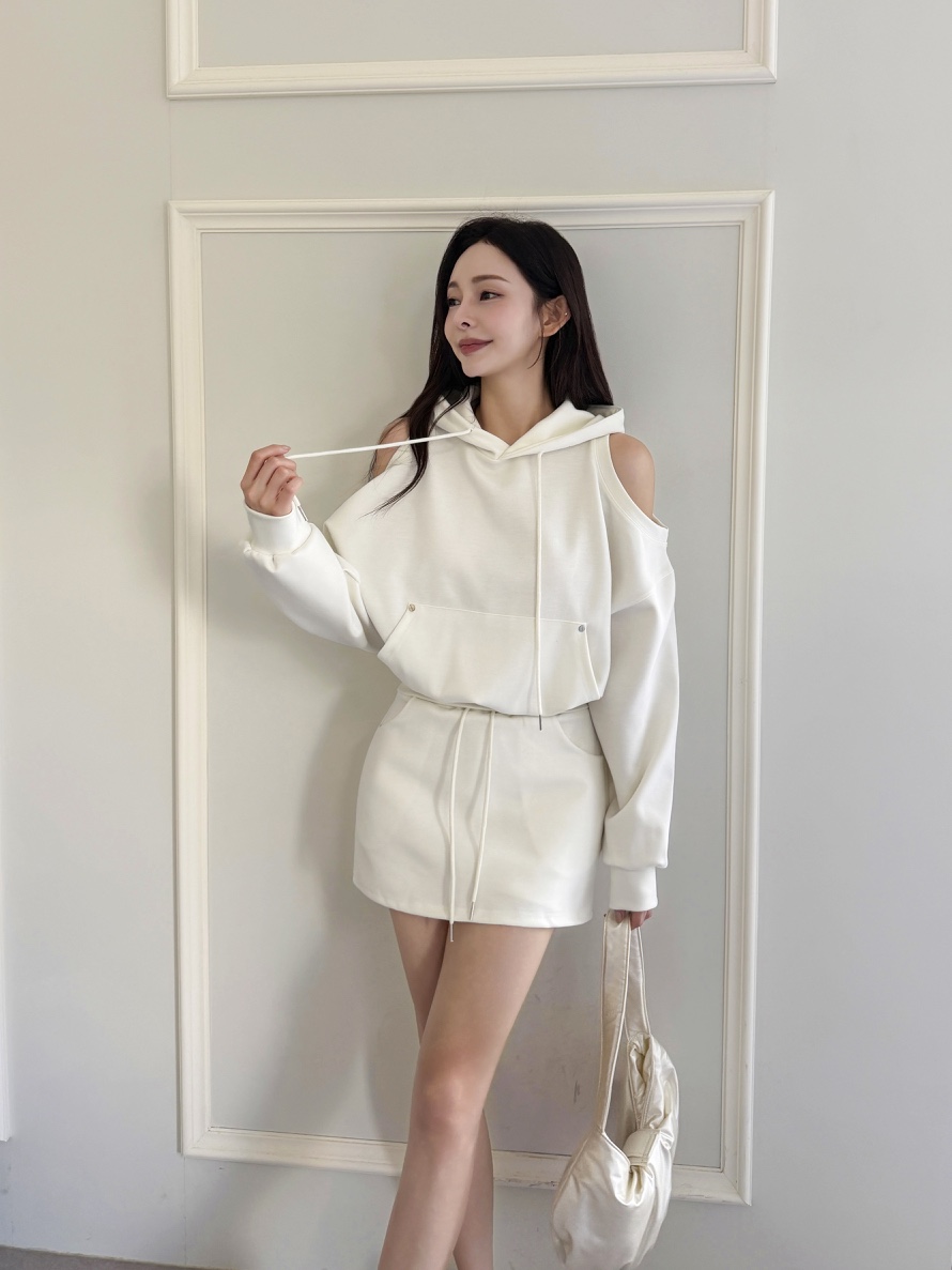 CLOTH東大門㊣直郵女士新款真品人氣推薦套裝連帽衫套裝開衩CLOTH套裝