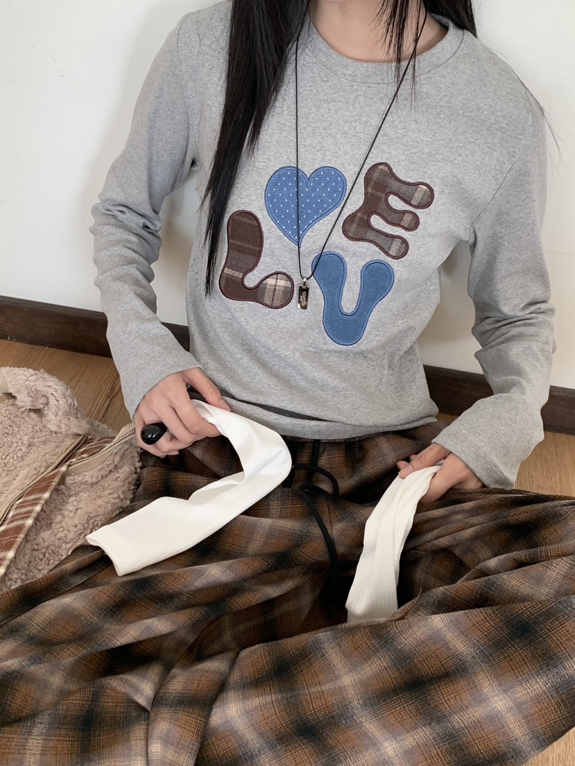 MORE THAN-P韓國直郵㊣女裝新款人氣時尚職業推薦長袖T恤MORE THAN長袖T恤