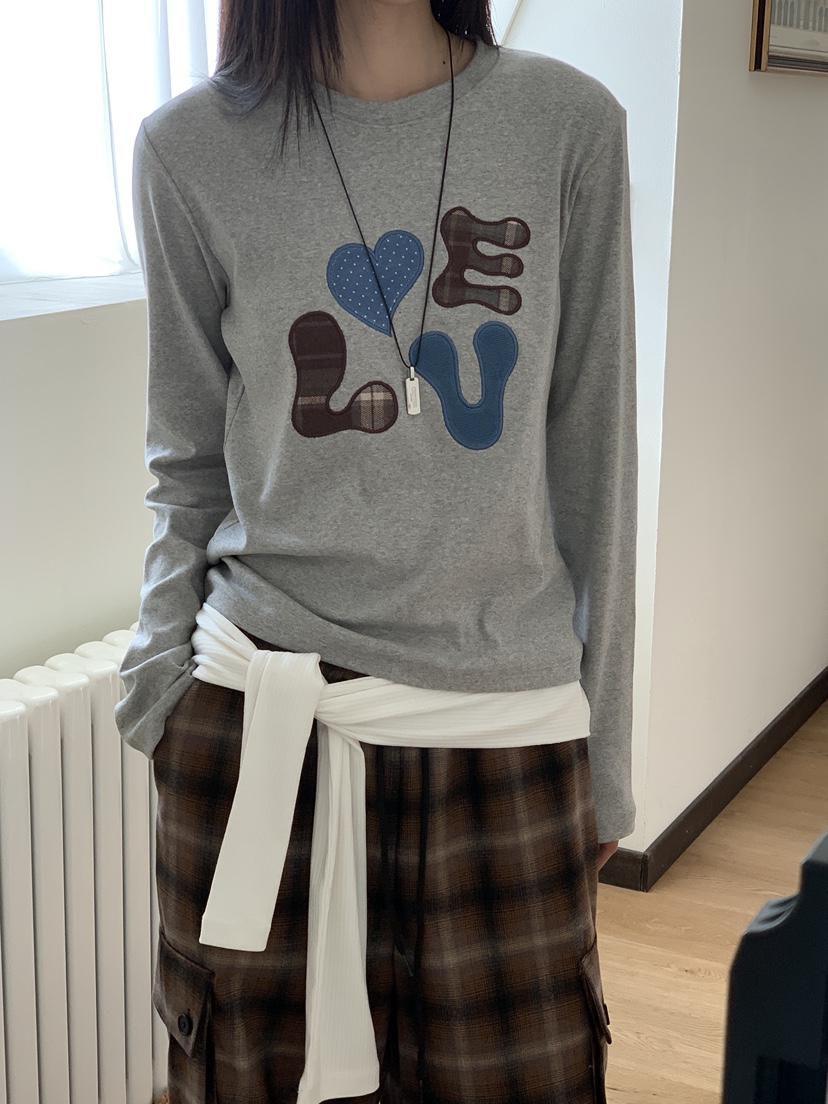 MORE THAN-P韓國直郵㊣女裝新款人氣時尚職業推薦長袖T恤MORE THAN長袖T恤