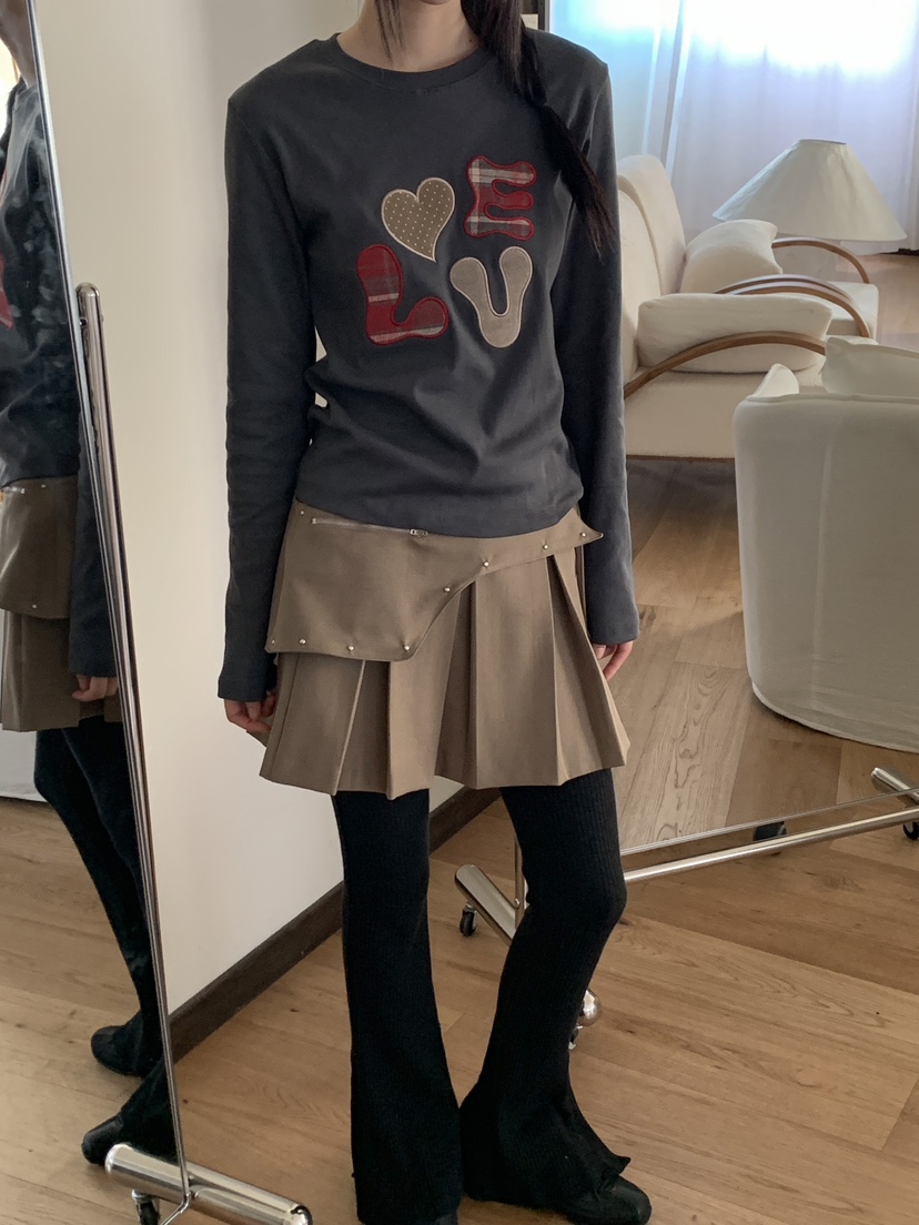 MORE THAN-P韓國直郵㊣女裝新款人氣時尚職業推薦長袖T恤MORE THAN長袖T恤