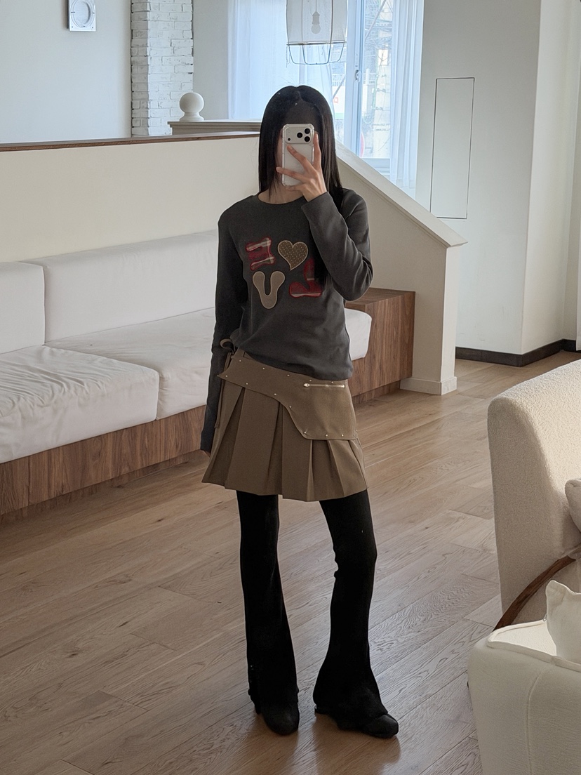 MORE THAN-P韓國直郵㊣女裝新款人氣時尚職業推薦長袖T恤MORE THAN長袖T恤