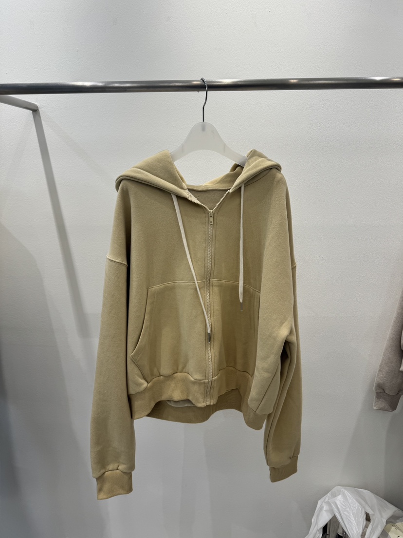 BAHATI東大門㊣直郵女裝新品職業人氣休閑夾克羊皮拉鏈連帽BAHATI夾克