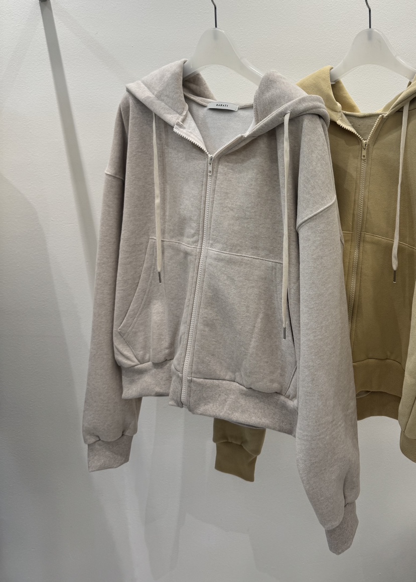 BAHATI東大門㊣直郵女裝新品職業人氣休閑夾克羊皮拉鏈連帽BAHATI夾克圖色2