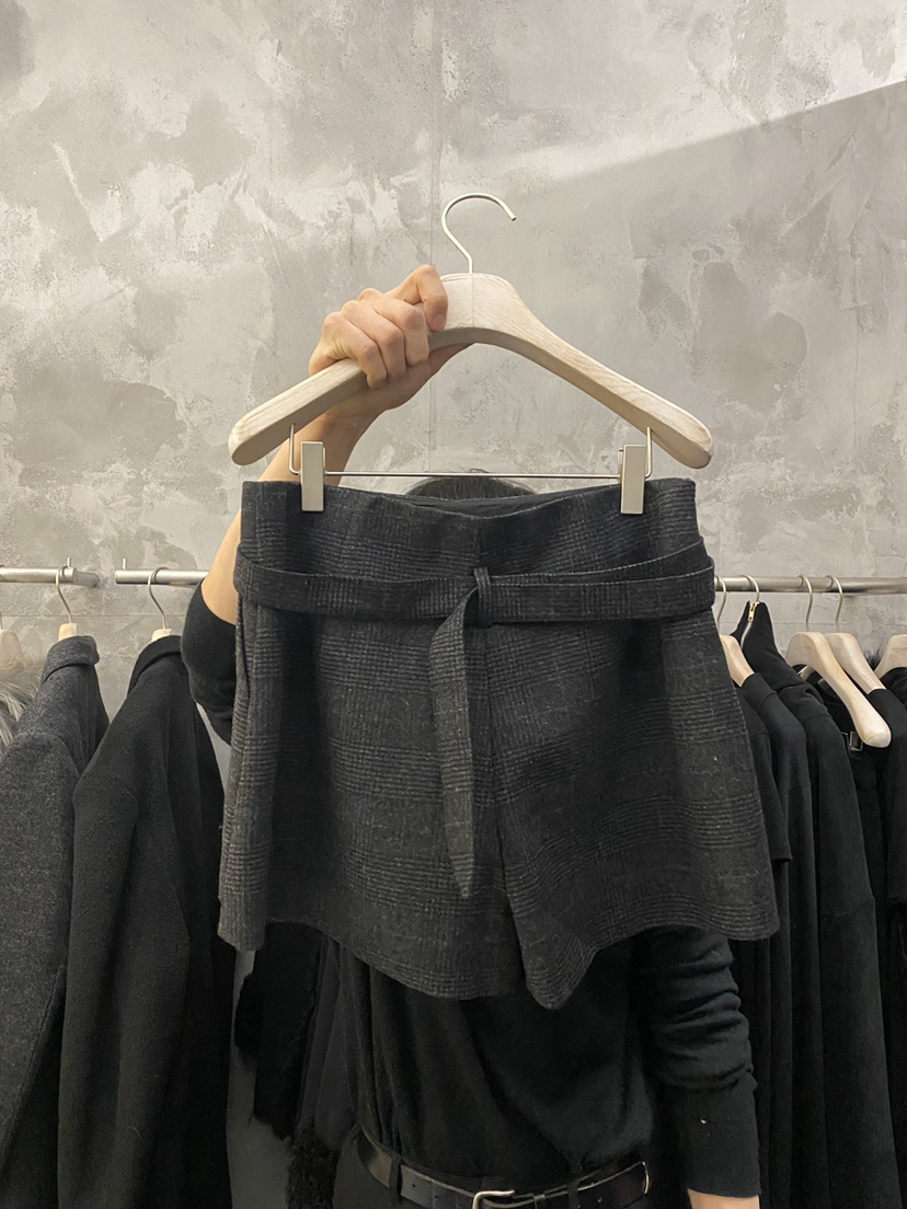 THE VETIVER-A韓國直郵㊣女士新品人氣25秋冬時尚裙褲含腰帶VETIVER裙褲