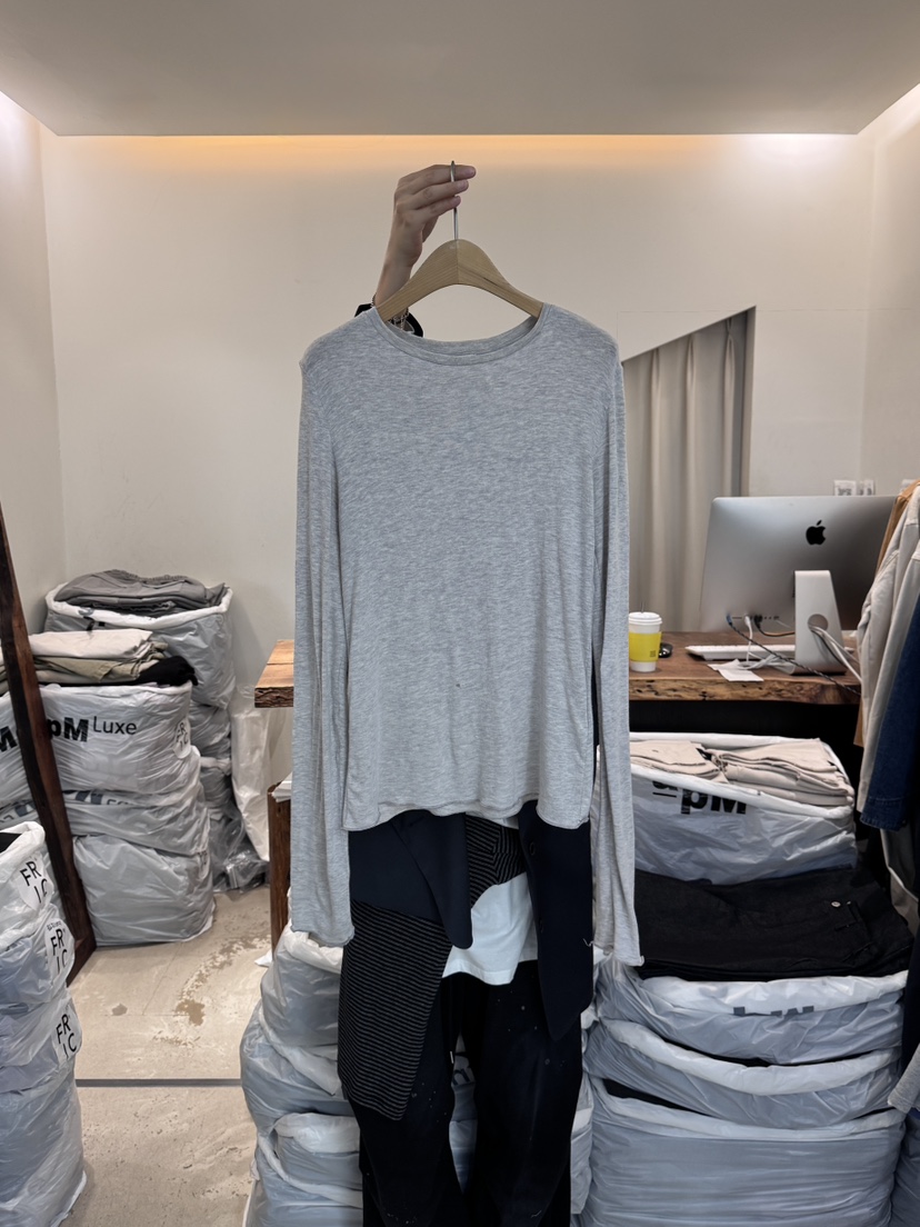 FRIC韓國代購㊣女裝新款人氣休閑真品長袖T恤安哥拉羊毛紗布FRIC長袖T恤圖色3