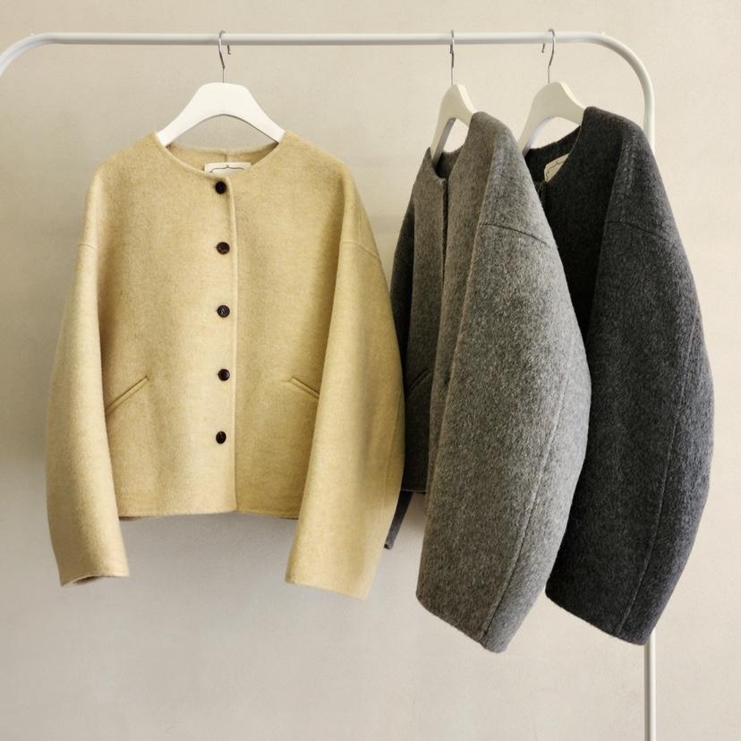 LA BLOOM東大門㊣實拍女士新品推薦真品人氣夾克手工制作羊絨La Bloom夾克