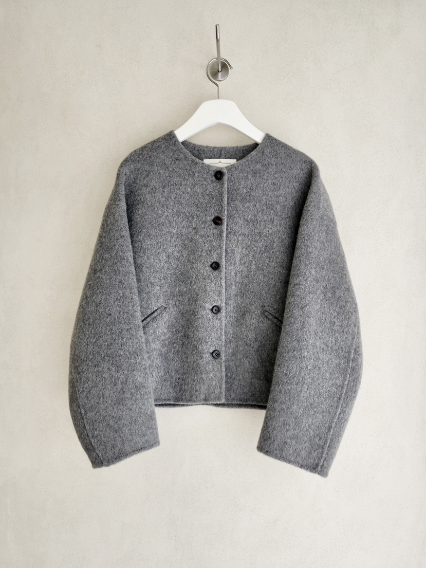 LA BLOOM東大門㊣實拍女士新品推薦真品人氣夾克手工制作羊絨La Bloom夾克圖色2