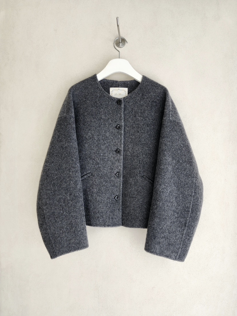 LA BLOOM東大門㊣實拍女士新品推薦真品人氣夾克手工制作羊絨La Bloom夾克圖色3