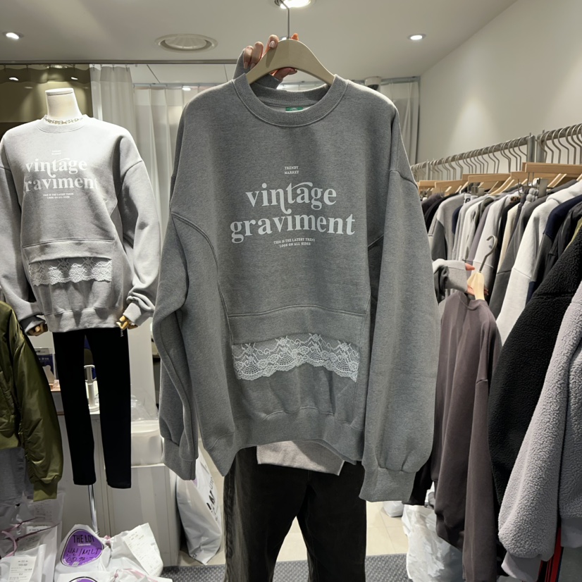 THE LOT東大門㊣代購女士新款人氣熱賣真品職業時尚衛衣加絨THE LOT/	LOT衛衣