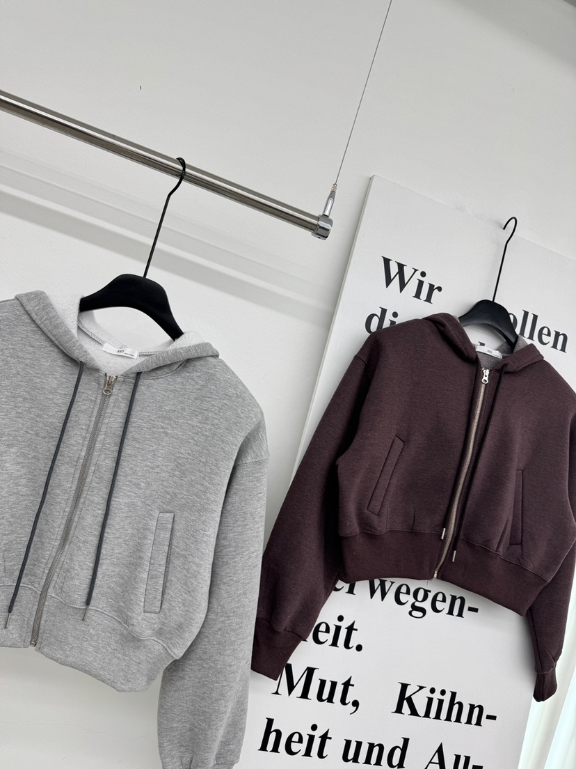 RED-A東大門㊣實拍女士新品時尚真品職業推薦人氣衛衣拉鏈RED-A衛衣