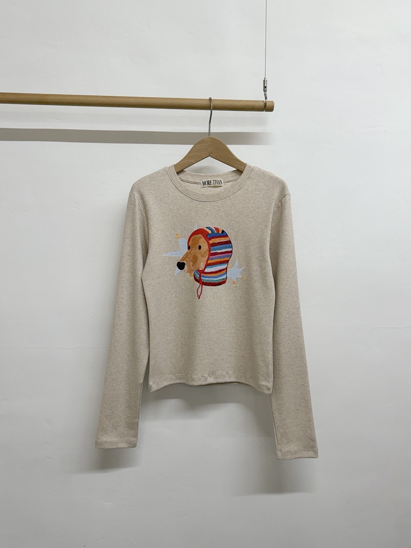 MORE THAN-P東大門㊣代購女裝新款人氣25秋冬時尚長袖T恤MORE THAN長袖T恤