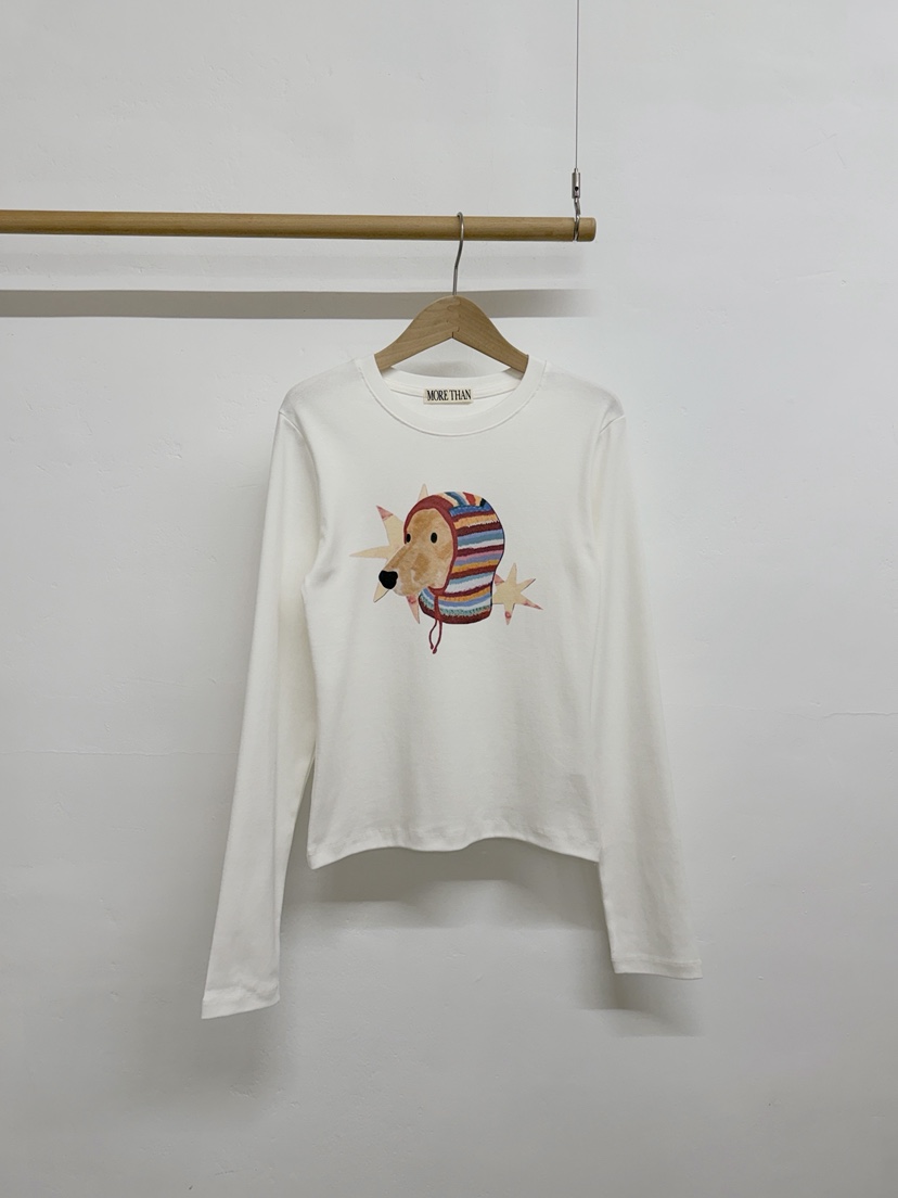 MORE THAN-P東大門㊣代購女裝新款人氣25秋冬時尚長袖T恤MORE THAN長袖T恤圖色3