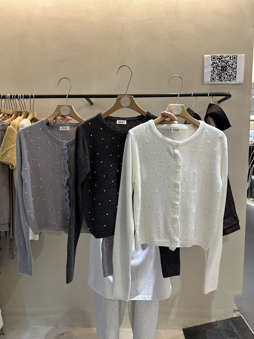 ERIA東大門㊣代購女士新款職業推薦真品25秋冬時尚人氣針織衫ERIA/HUE針織衫