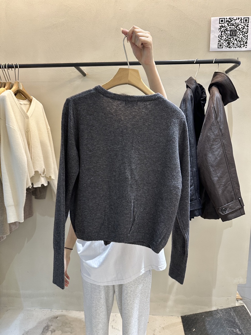 ERIA東大門㊣代購女士新款職業推薦真品25秋冬時尚人氣針織衫ERIA/HUE針織衫