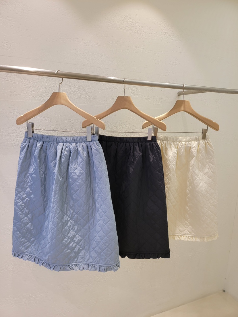 THE OTHER東大門㊣直郵女裝新款真品半身裙中短裙蕾絲絎縫THE OTHER半身裙/中短裙