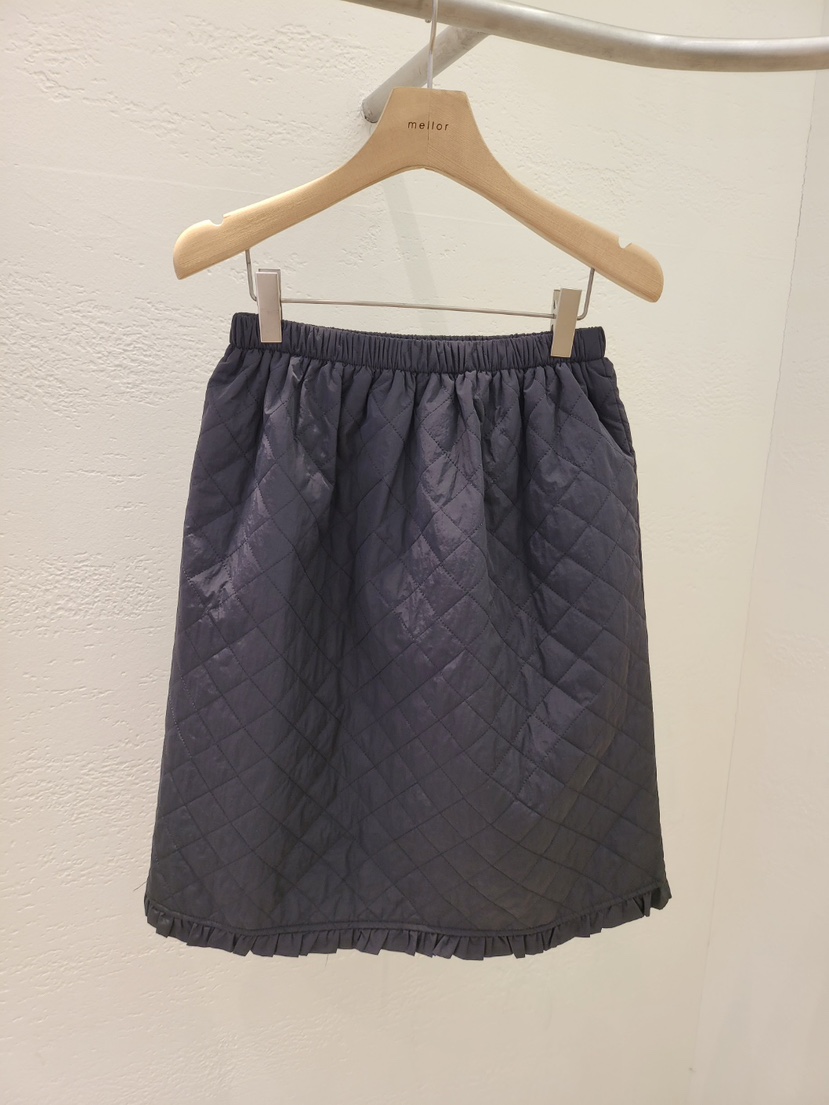 THE OTHER東大門㊣直郵女裝新款真品半身裙中短裙蕾絲絎縫THE OTHER半身裙/中短裙圖色2