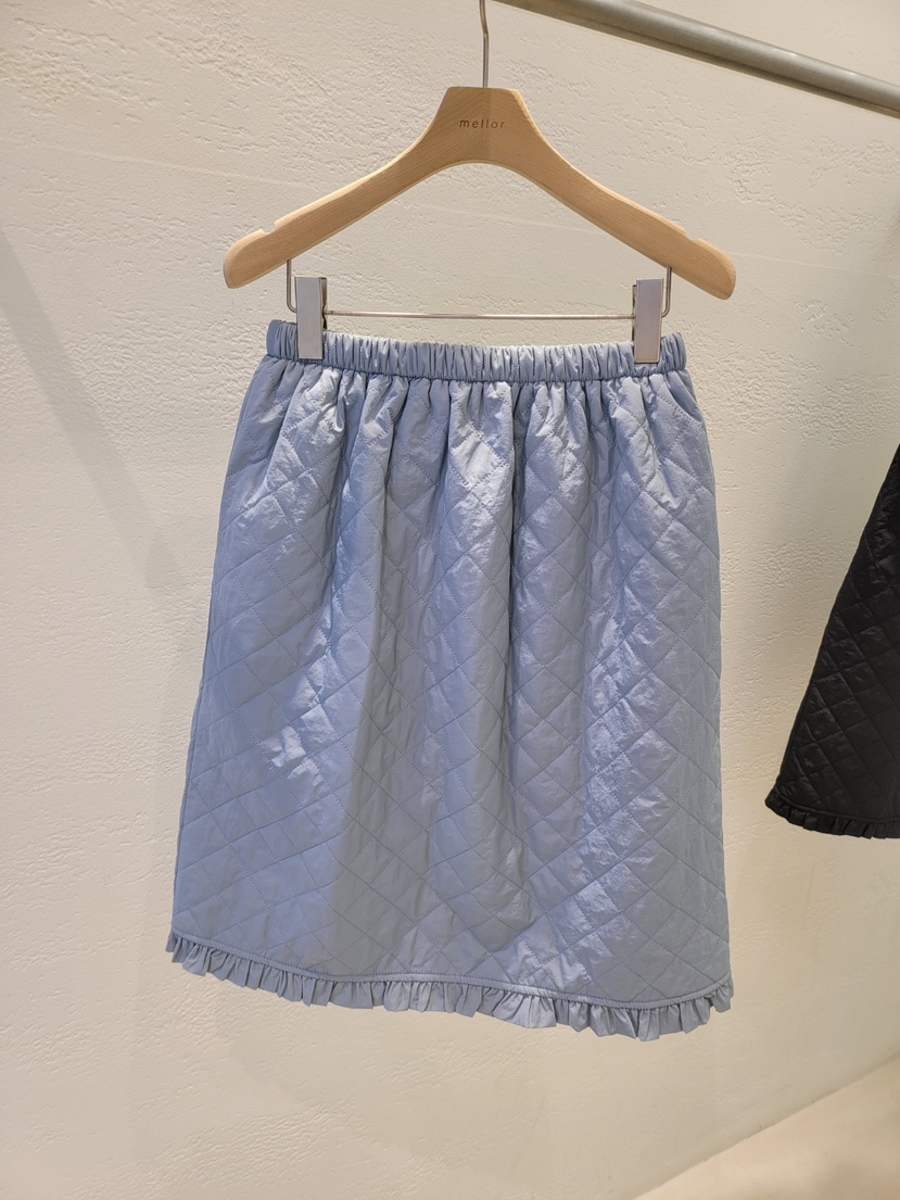 THE OTHER東大門㊣直郵女裝新款真品半身裙中短裙蕾絲絎縫THE OTHER半身裙/中短裙圖色3