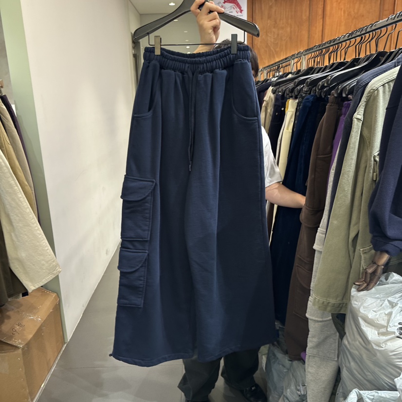 GARMENT-P韓國直郵㊣女士新品25秋冬人氣職業熱賣休閑休閑褲GARMENT休閑褲圖色6深藍色