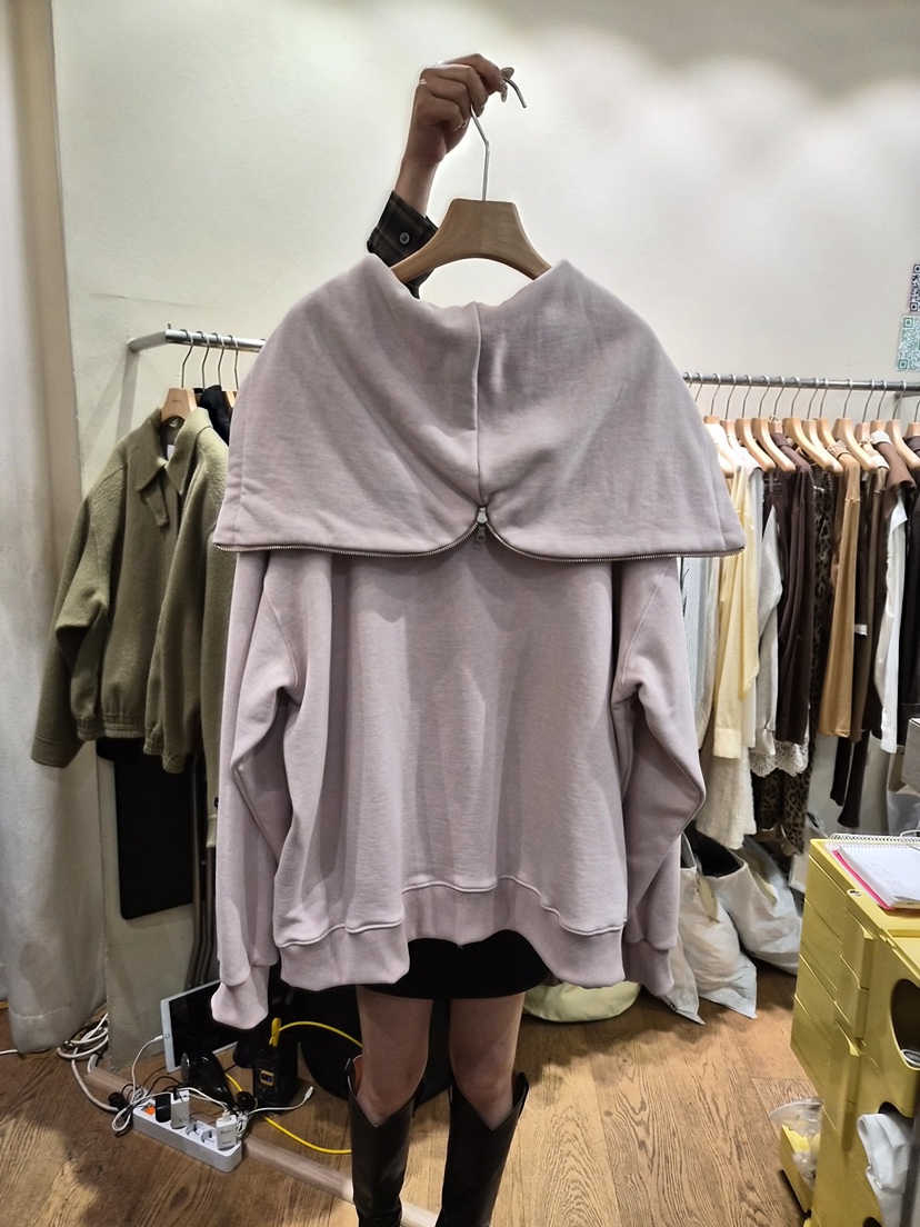 AUVERFIT東大門㊣實拍女士新款推薦時尚職業休閑真品夾克連帽AUVERFIT夾克