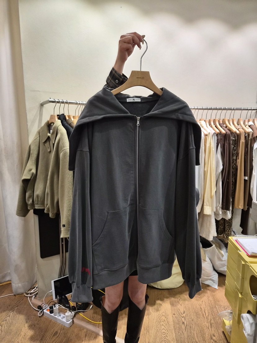 AUVERFIT東大門㊣實拍女士新款推薦時尚職業休閑真品夾克連帽AUVERFIT夾克圖色3