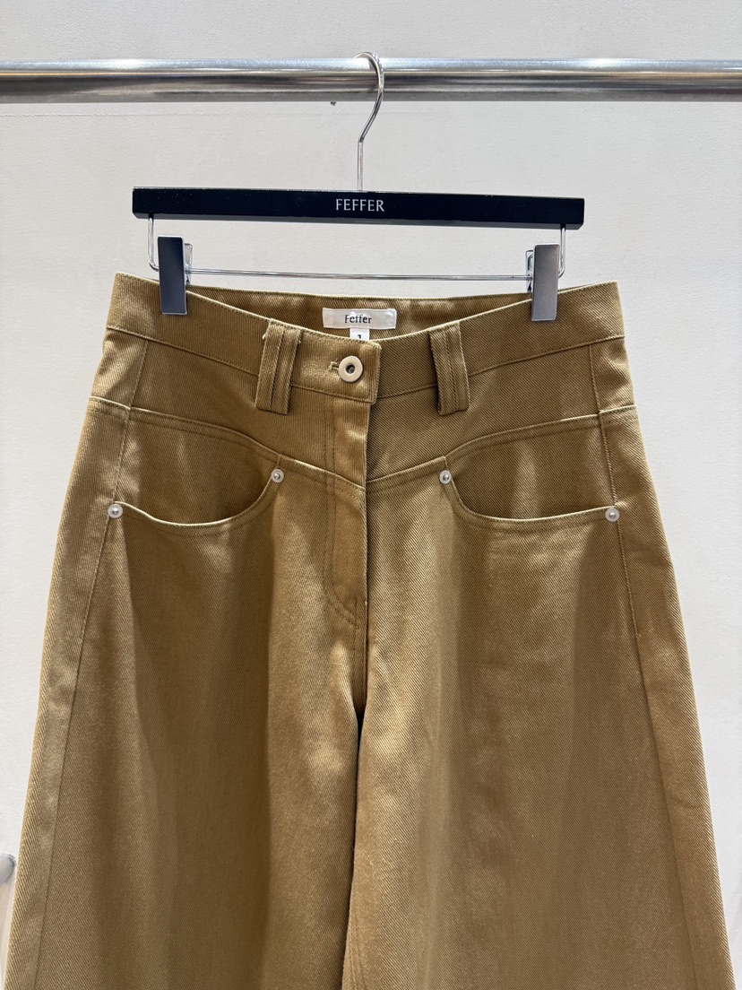 FEFFER韓國直郵㊣女士新品25秋冬職業休閑真品熱賣推薦休閑褲FEFFER休閑褲