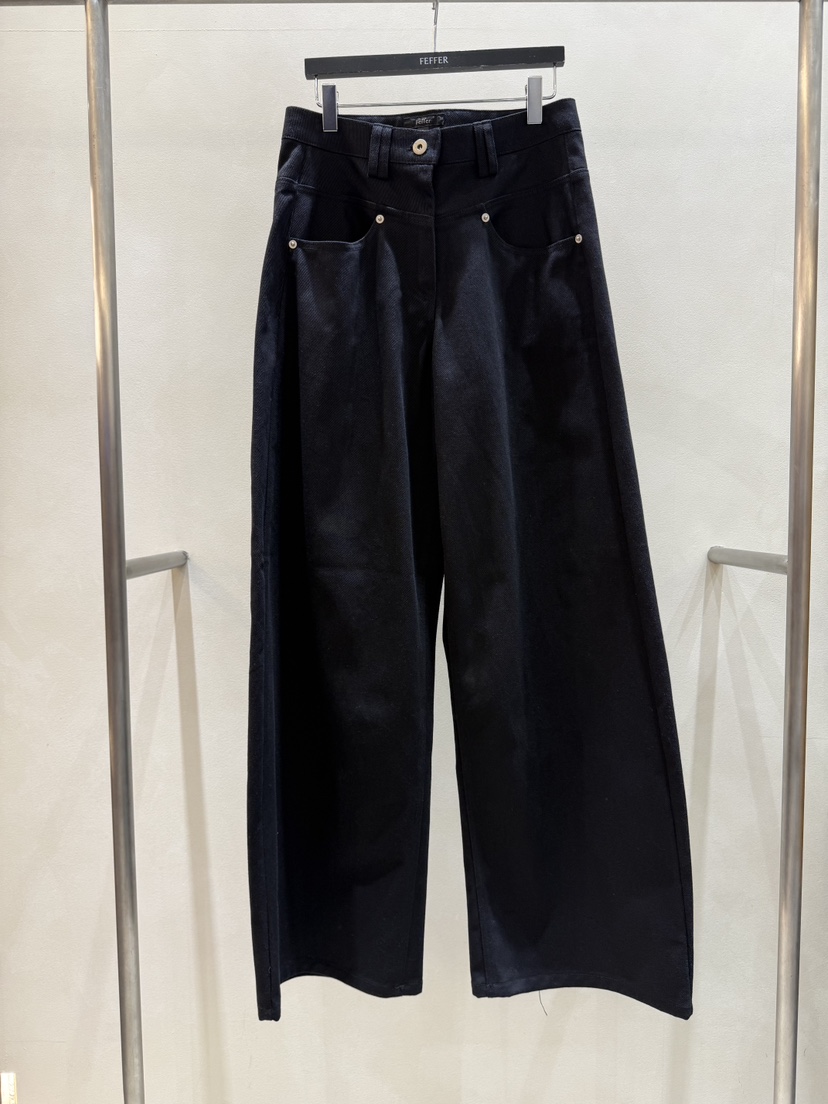 FEFFER韓國直郵㊣女士新品25秋冬職業休閑真品熱賣推薦休閑褲FEFFER休閑褲圖色3