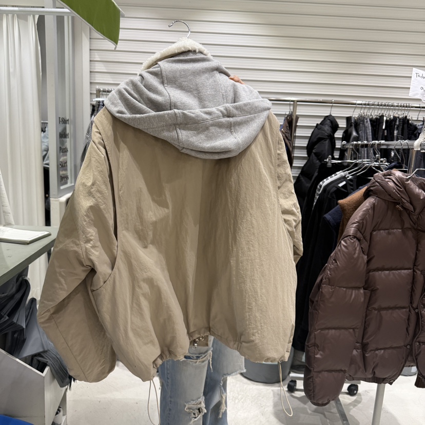 BRICKLANE韓國直郵㊣女裝新款職業人氣推薦熱賣25秋冬夾克假兩件BRICKLANE夾克