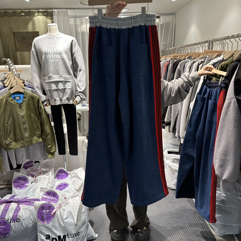 THE LOT韓國直郵㊣女士新款休閑熱賣25秋冬真品職業休閑褲THE LOT/	LOT休閑褲