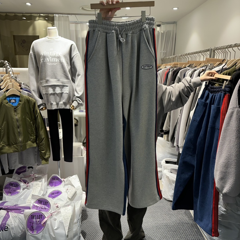 THE LOT韓國直郵㊣女士新款休閑熱賣25秋冬真品職業休閑褲THE LOT/	LOT休閑褲