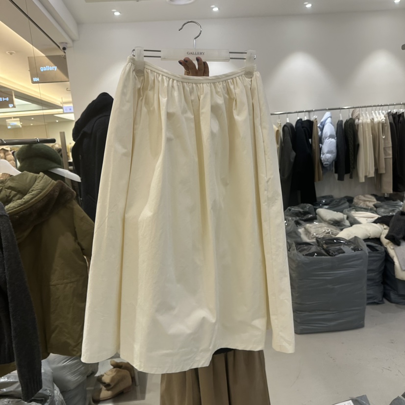 GALLERY-P韓國直郵㊣女裝新款真品時尚人氣熱賣25秋冬長裙褶皺GALLERY長裙