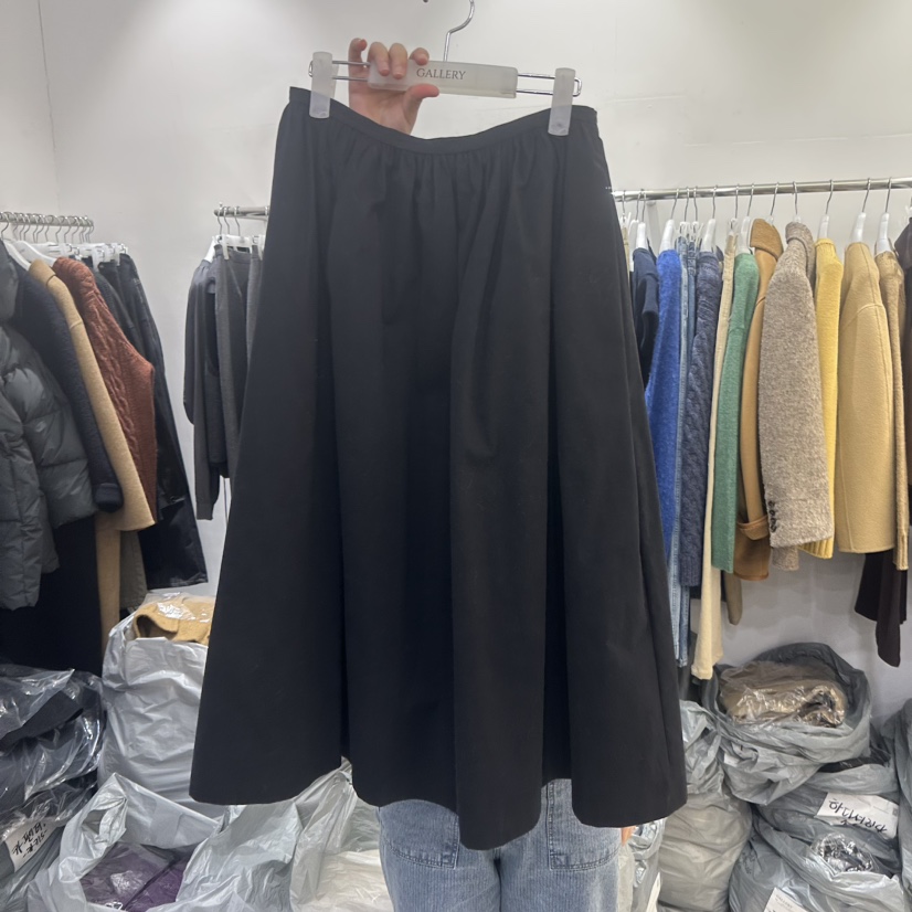 GALLERY-P韓國直郵㊣女裝新款真品時尚人氣熱賣25秋冬長裙褶皺GALLERY長裙圖色2