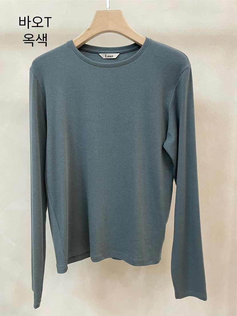 LAKE-A韓國代購㊣女裝新品休閑熱賣職業時尚推薦人氣長袖T恤Lake side長袖T恤圖色4