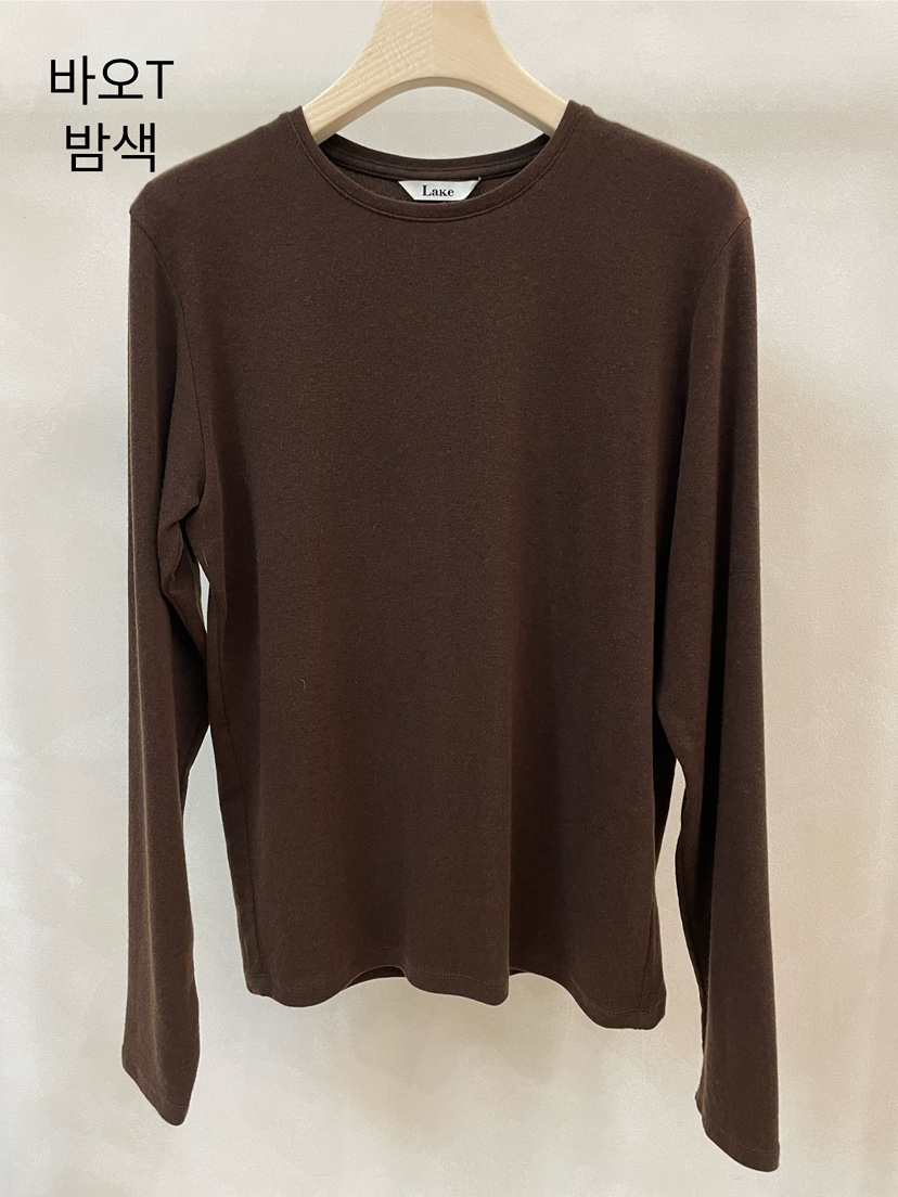 LAKE-A韓國代購㊣女裝新品休閑熱賣職業時尚推薦人氣長袖T恤Lake side長袖T恤圖色5
