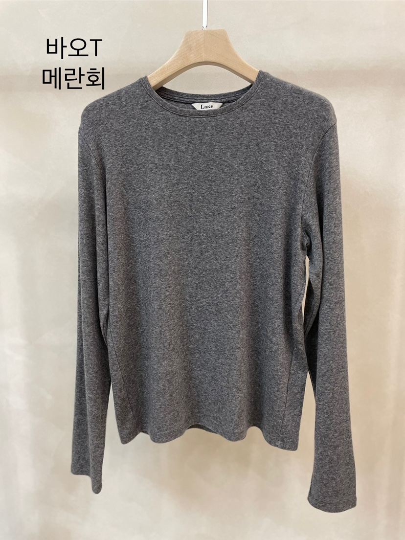 LAKE-A韓國代購㊣女裝新品休閑熱賣職業時尚推薦人氣長袖T恤Lake side長袖T恤圖色8