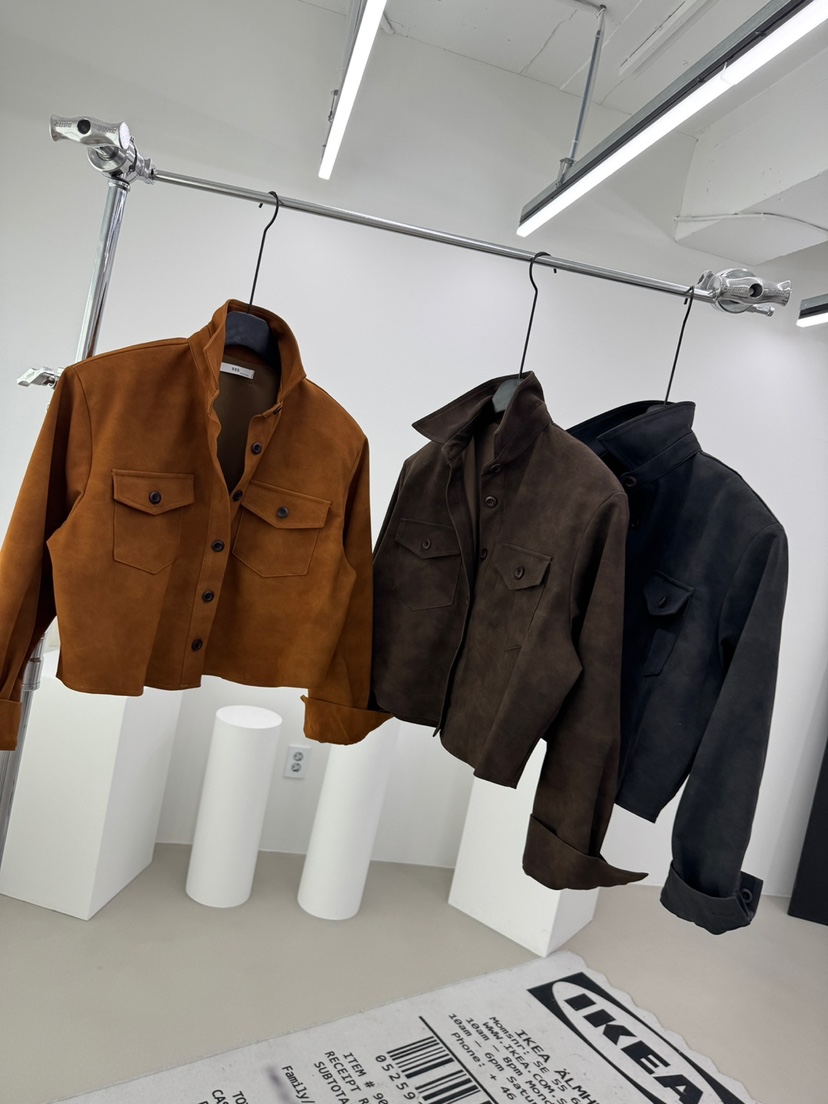 RED-A韓國直郵㊣女裝新品職業人氣真品推薦休閑夾克絨面革RED-A夾克