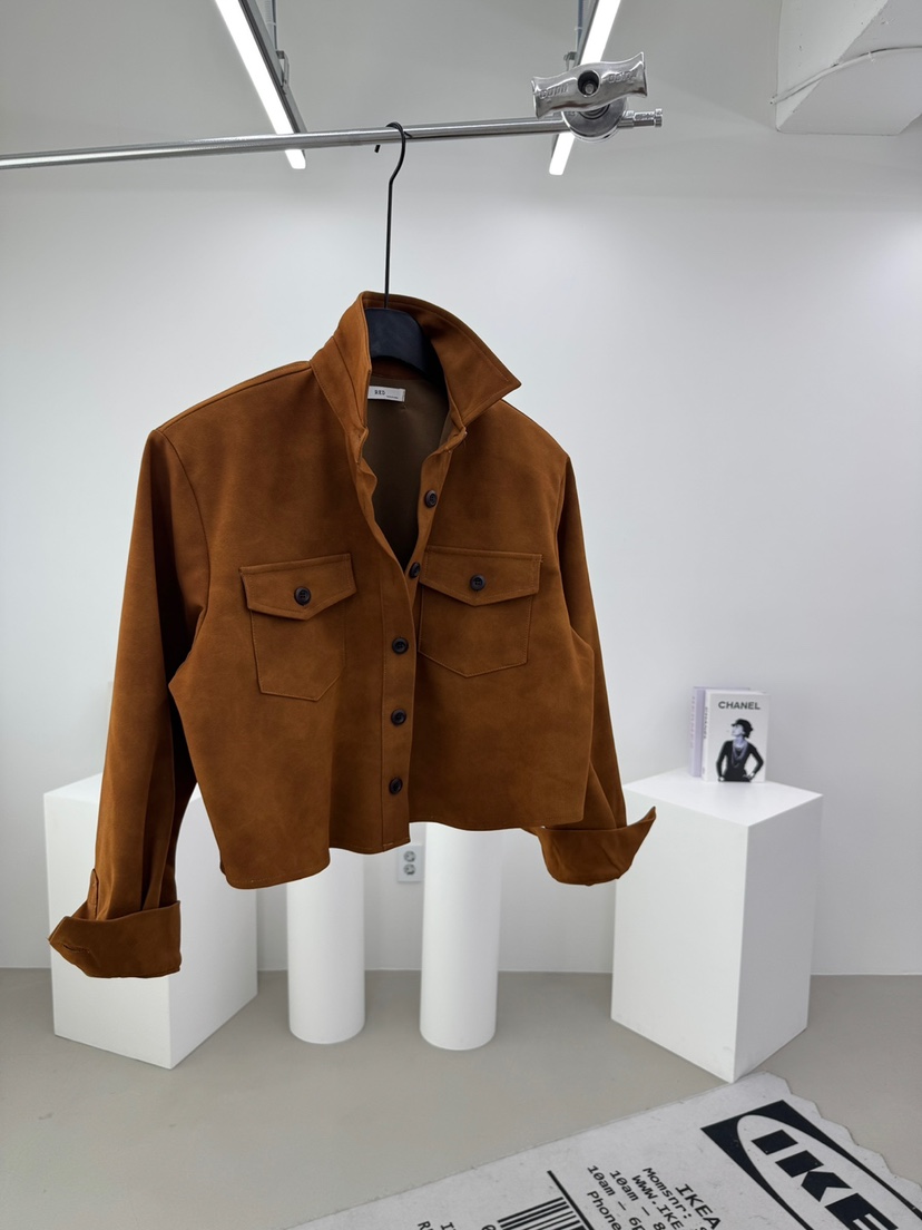 RED-A韓國直郵㊣女裝新品職業人氣真品推薦休閑夾克絨面革RED-A夾克