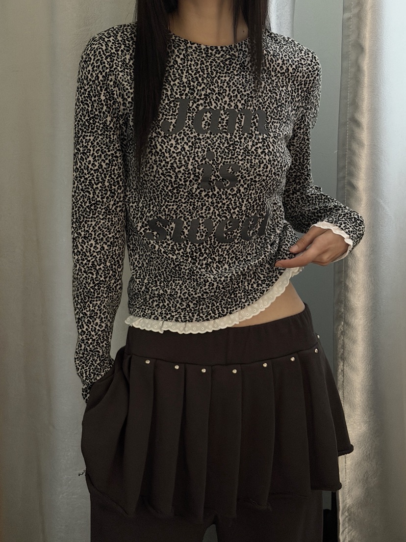 MORE THAN-P東大門㊣實拍女裝新款25秋冬熱賣人氣長袖T恤MORE THAN長袖T恤