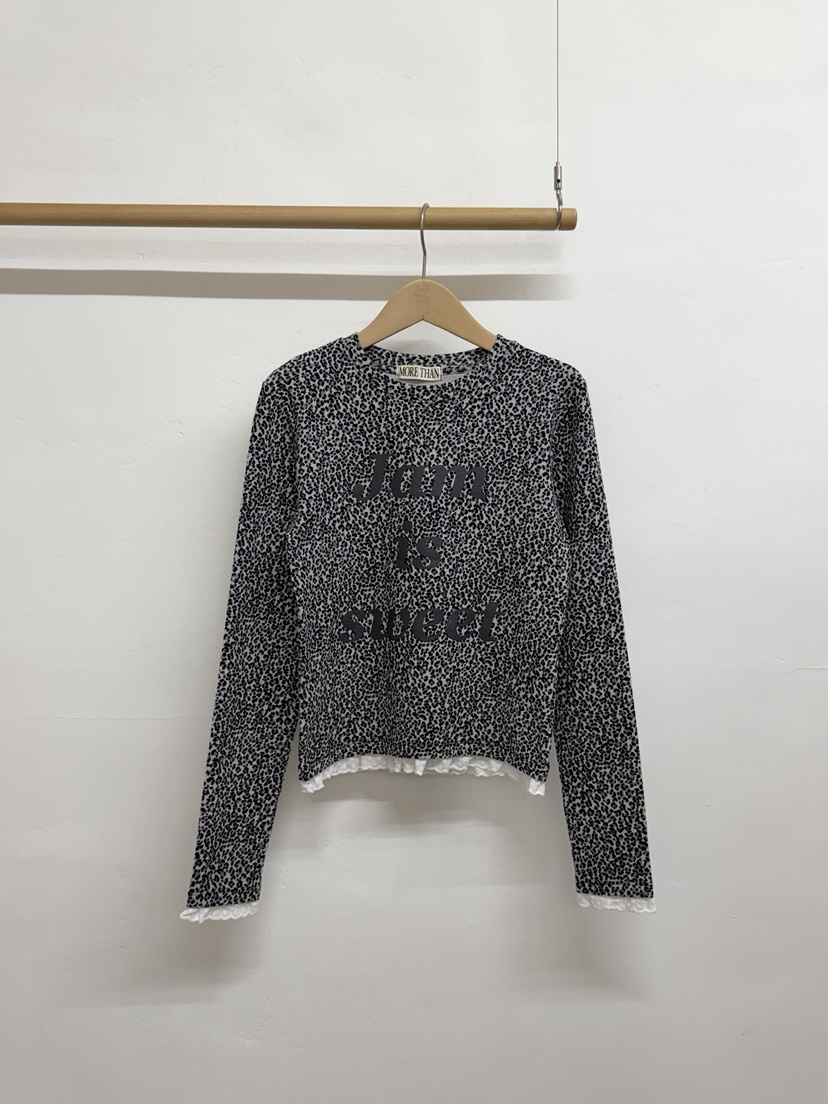 MORE THAN-P東大門㊣實拍女裝新款25秋冬熱賣人氣長袖T恤MORE THAN長袖T恤圖色2