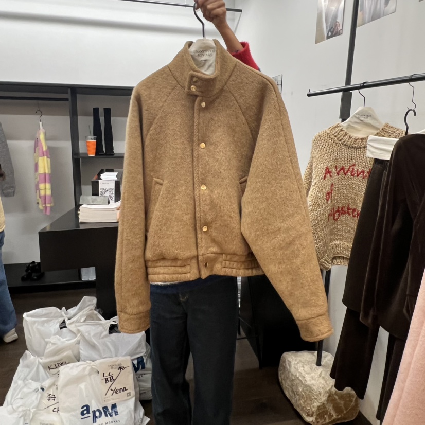 UNANSWERED-MYSTERY韓國代購㊣女裝新款真品熱賣夾克人字紋UNANSWERED-MYSTERY夾克